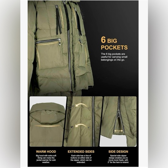 The Amazon Jacket Orolay Downfilled Jacket - Picture 6 of 7